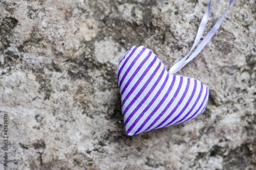 Fototapeta premium Heart on stone