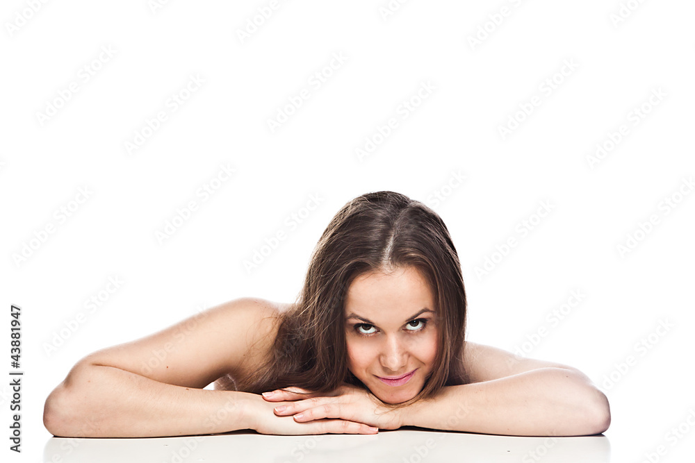 Image of a young and beautiful woman Image of a young and beautiful woman