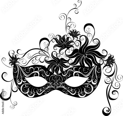 Masks for a masquerade. Vector party mask.
