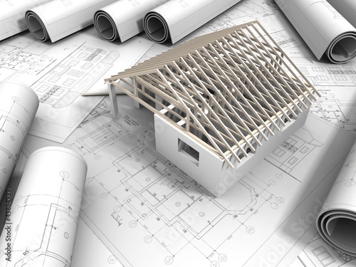 3D plan drawing
