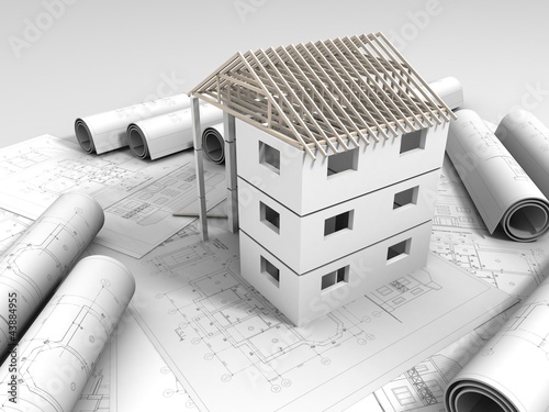 3D plan drawing