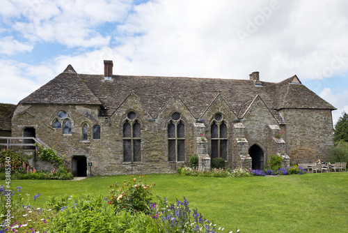 Canvas Print Hall at Stokesay Castle, Shropshire, England