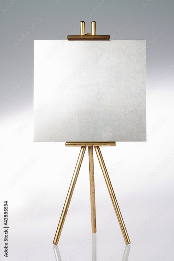 Tripod, easel and blank space. Tripod, easel and blank space.