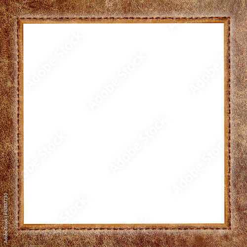 leather frame