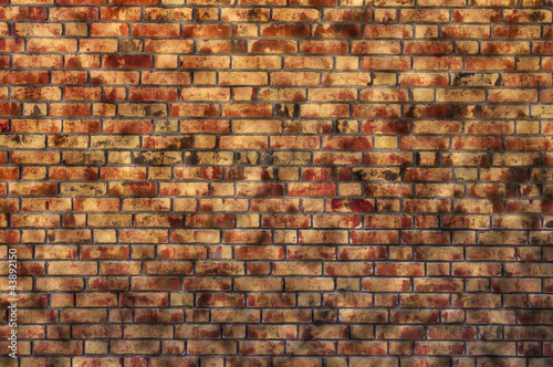 sandy brick wall
