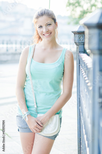 Smiling young woman