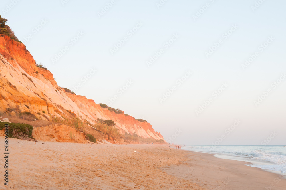 Red Cliffs and Sea