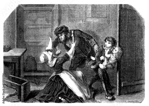 Marital Abuse - Violence conjugale - 19th century