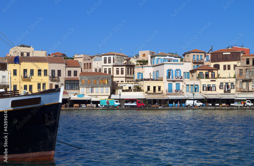 Fototapeta premium Chania city at Crete island in Greece