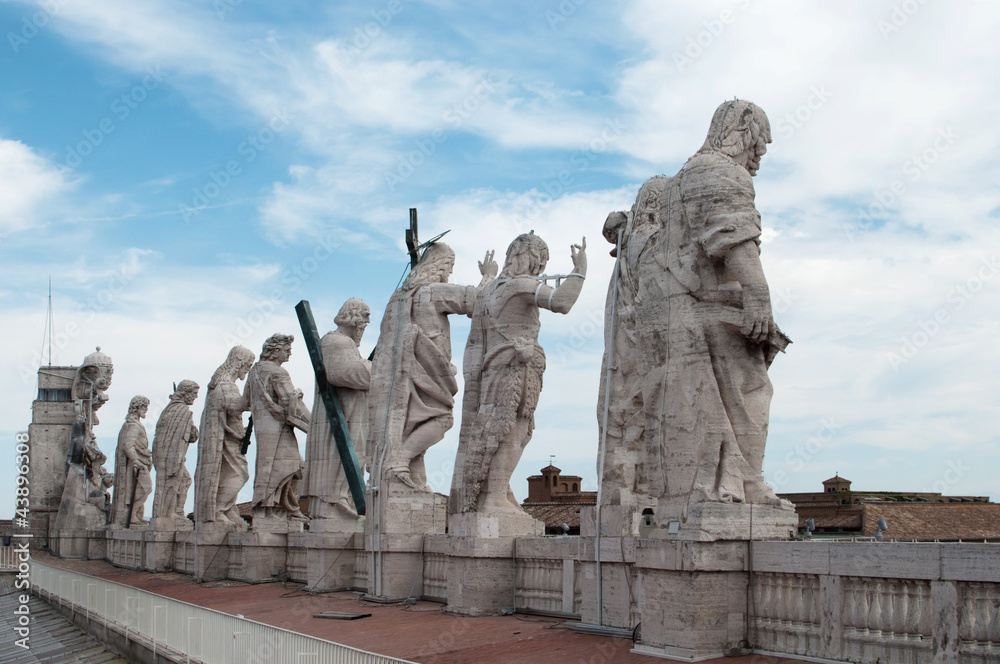 Statues of Jesus and Apostles - Basilica of Saint Peter