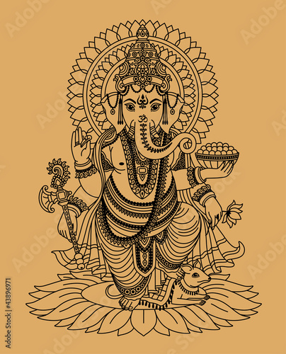 Indian god Ganesha #43896971