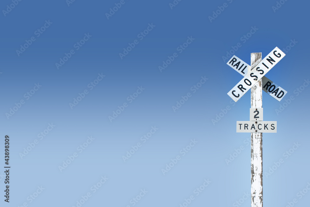 Fototapeta premium Rail Road Crossing