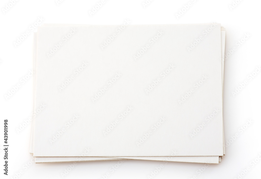 Fototapeta premium Stack of business cards