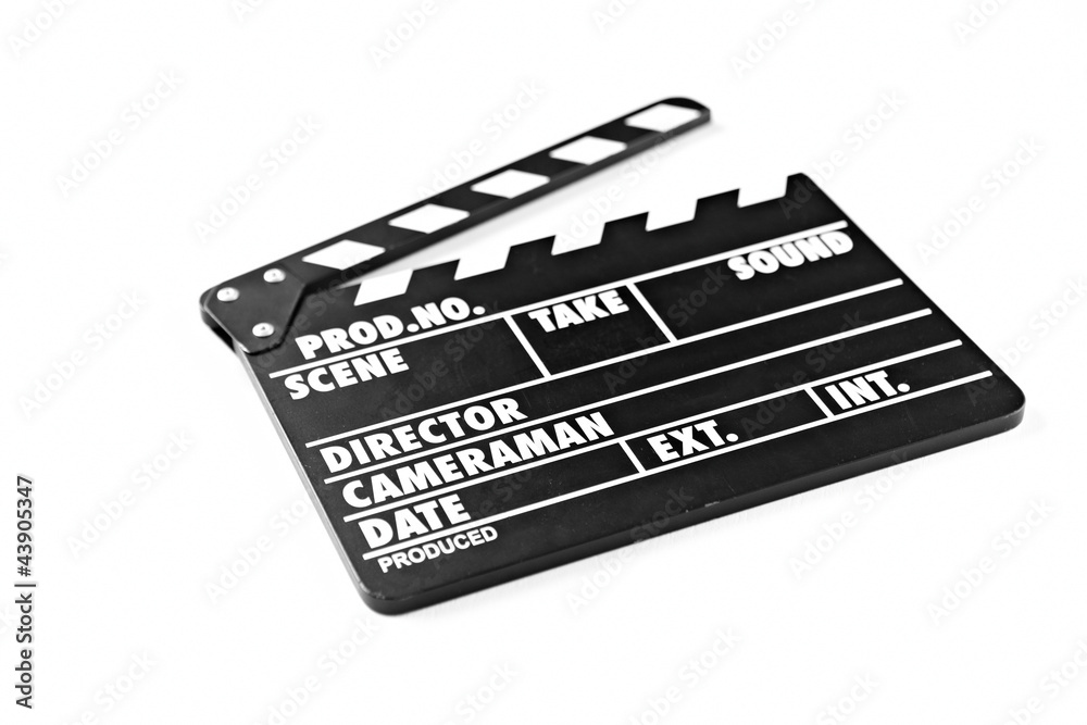 Naklejka premium clapperboard