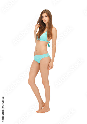 beautiful woman in bikini
