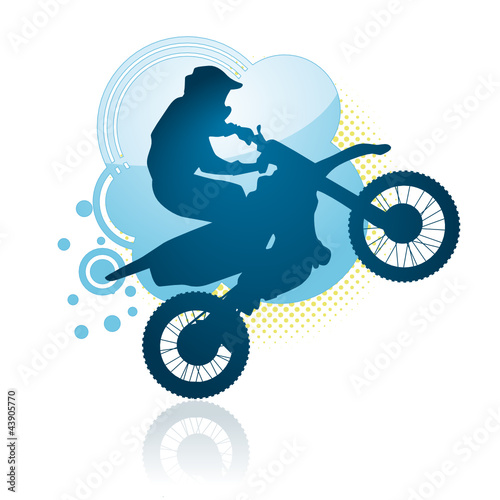 Trail biker