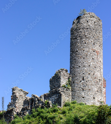 remains of medieval castle