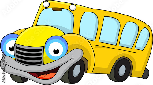 School bus cartoon