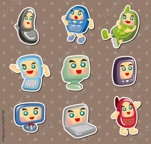 computer and mobile phone stickers