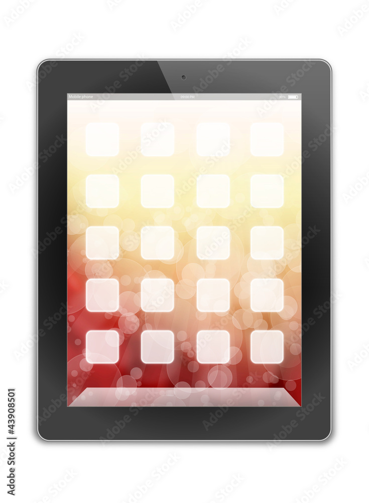 tablet pc, isolated on background white tablet pc, isolated on background white