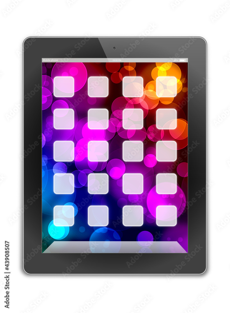 tablet pc, isolated on background white tablet pc, isolated on background white