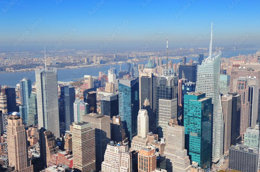 Fototapeta premium New York City skyscrapers