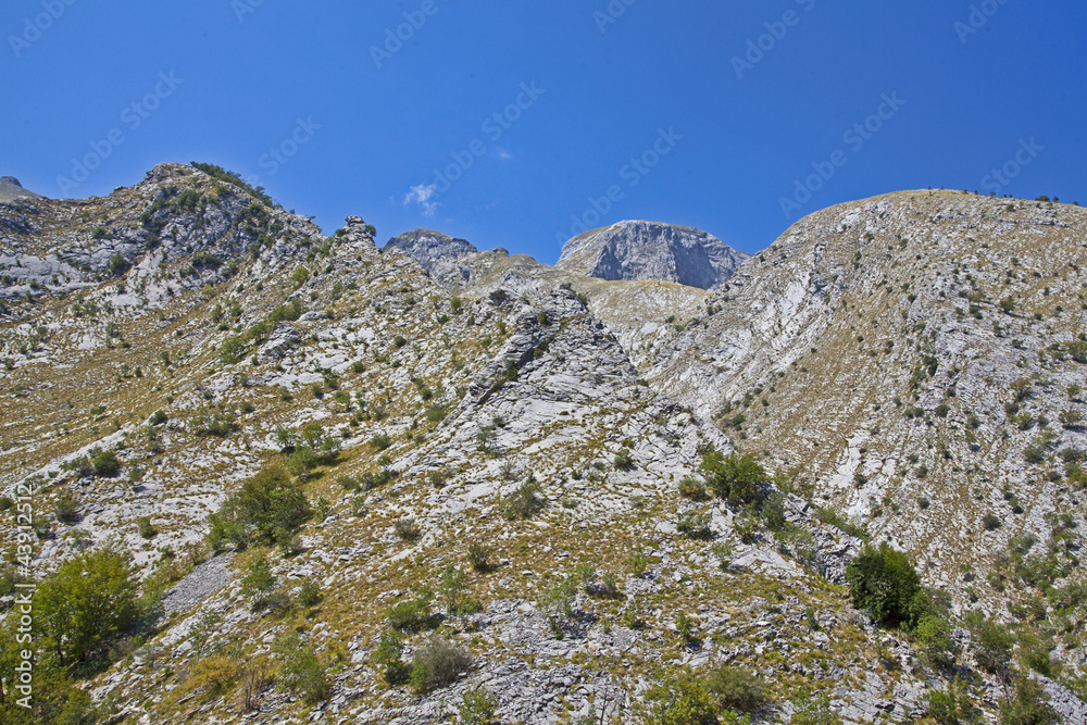 Apuan alpes in Italy