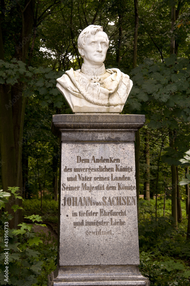 Obraz premium König Johann von Sachsen auf der Festung Königstein
