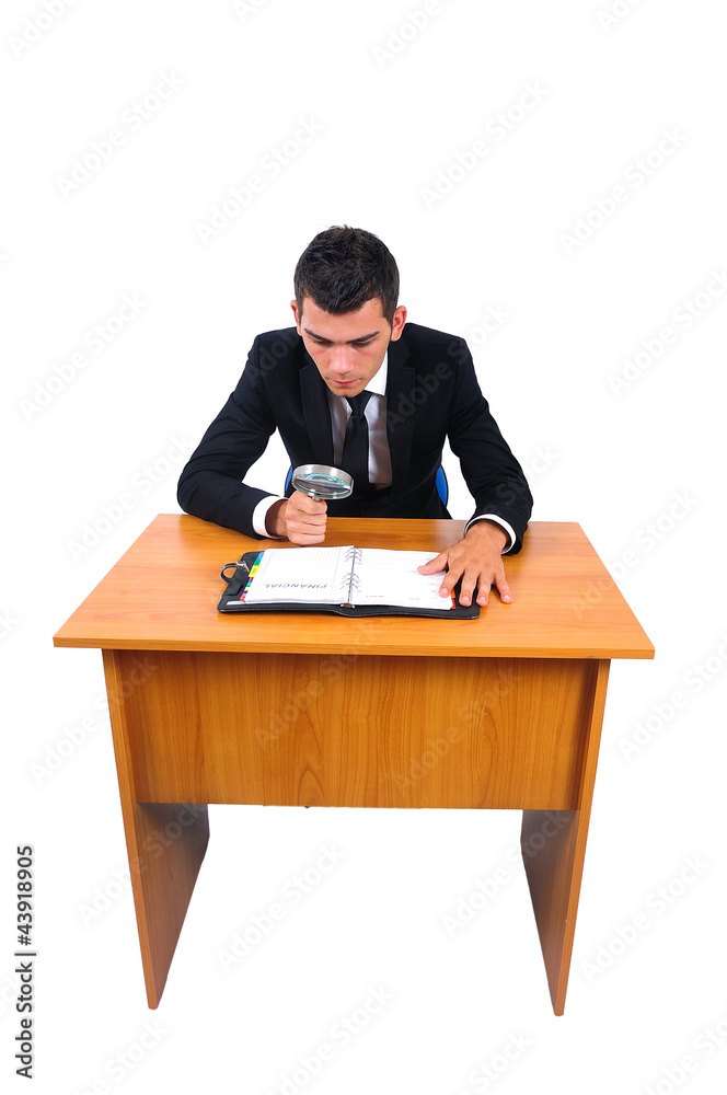 Isolated business man Isolated business man