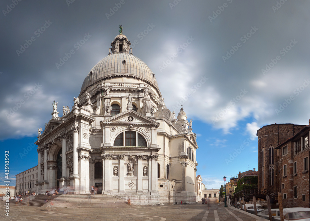 Panorama of Santa Maria della Salute church in Venice