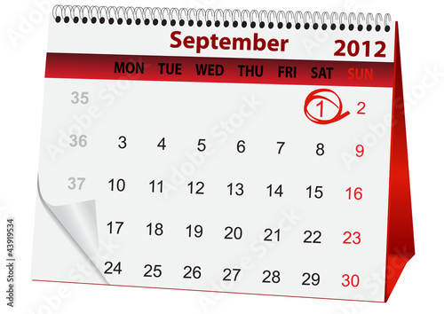 holiday calendar September 1