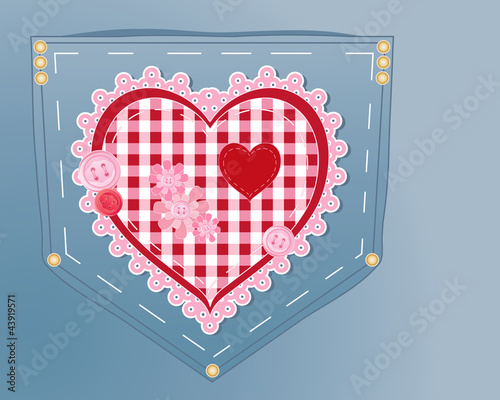 needlework heart