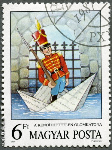 HUNGARY - 1987: shows the Steadfast Tin Soldier, by Andersen