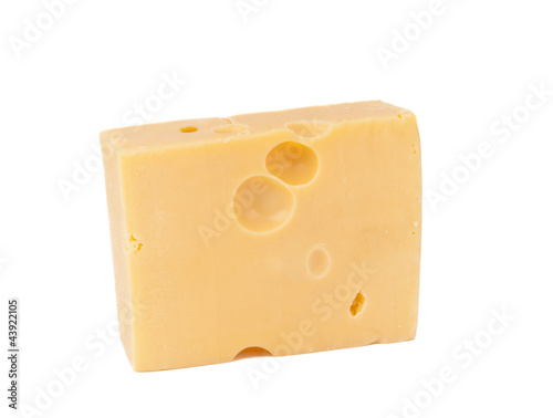 Piece of Maasdam cheese