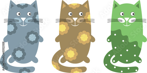 Cartoon cats
