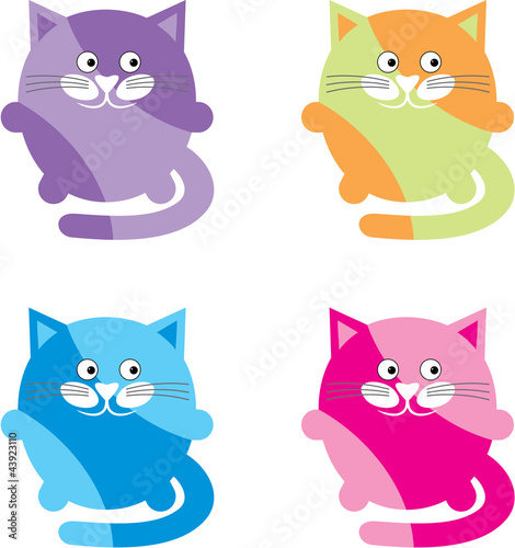 Cartoon cats