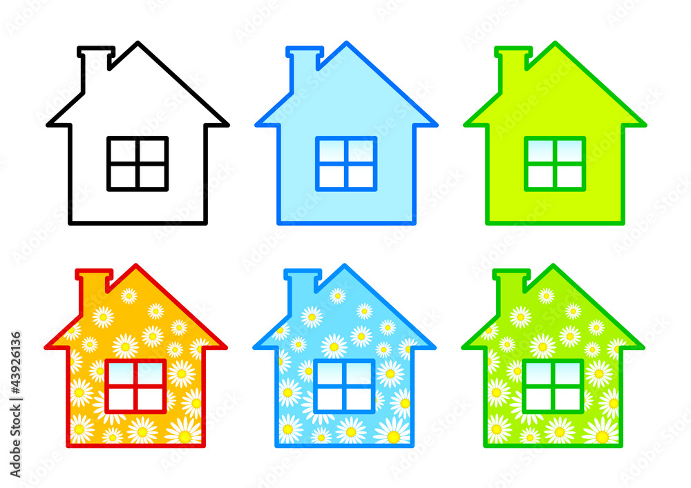 Collection of houses Collection of houses