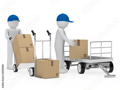 figure pick up a package