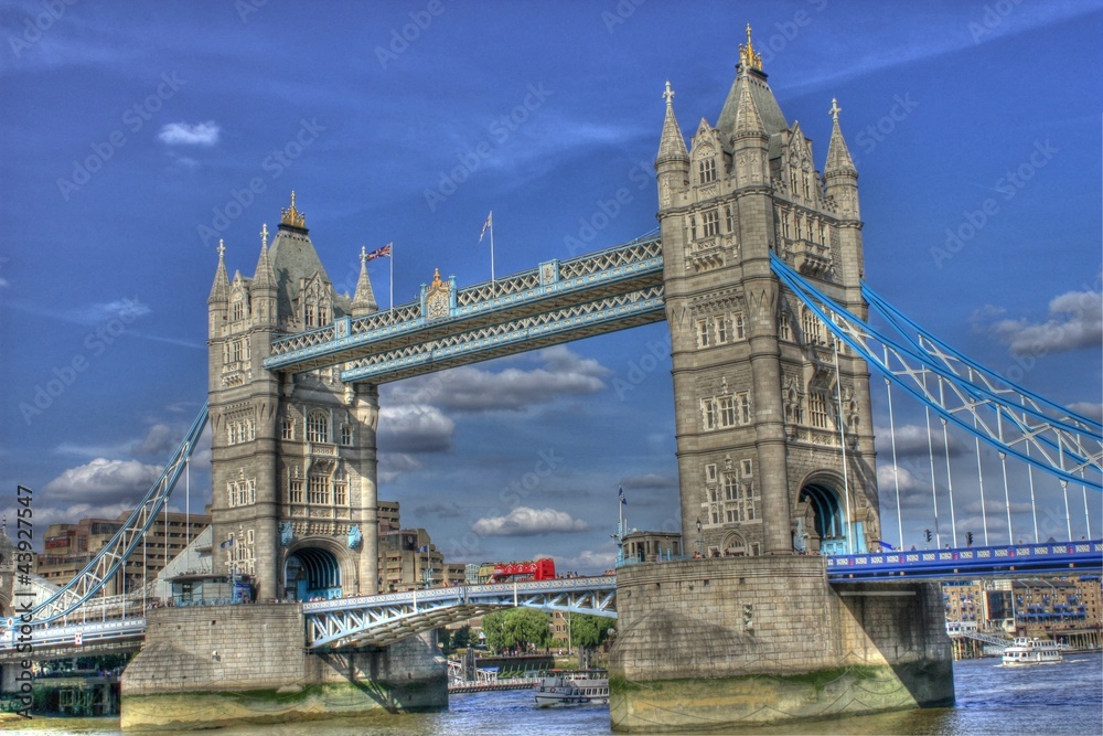Obraz premium Wieża most