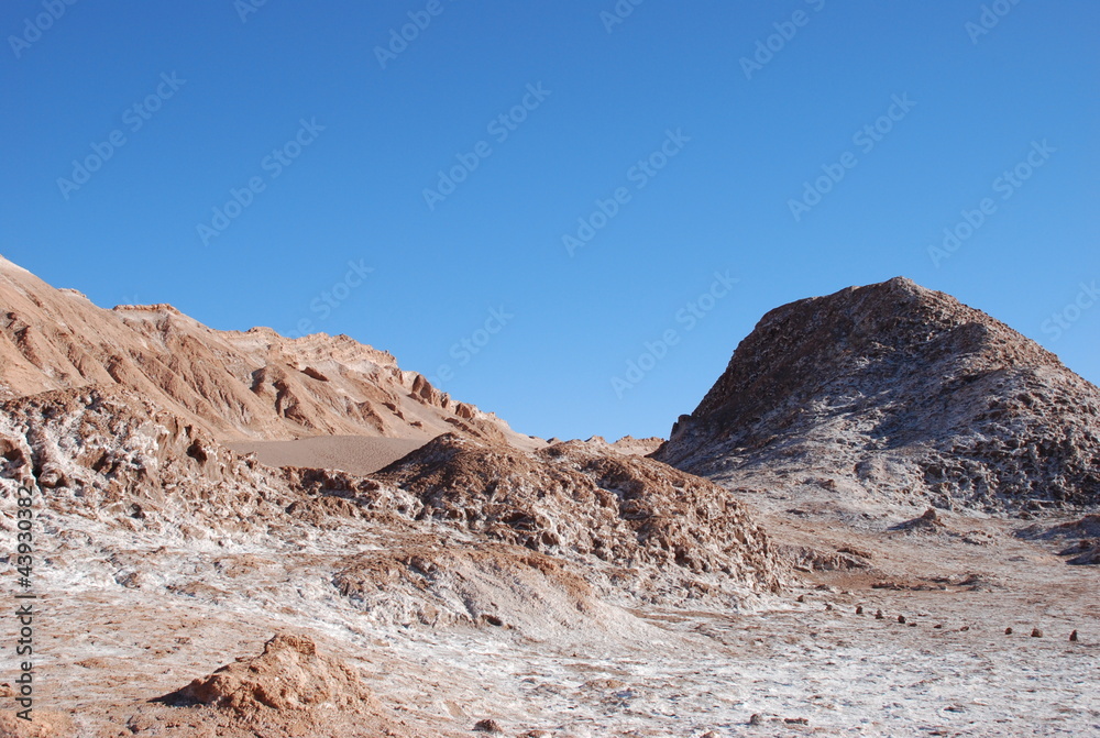 Fototapeta premium Salt flats of Atacama Desert
