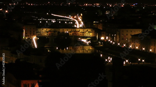 night view of Florence