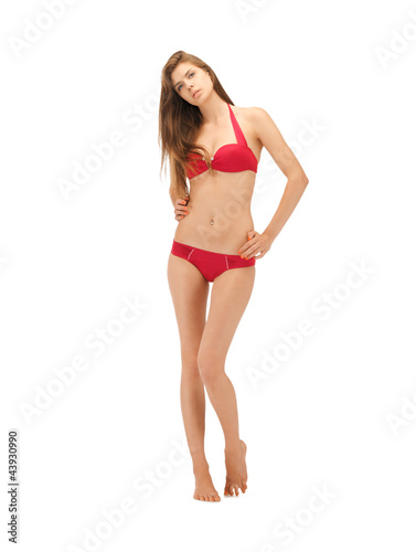 beautiful woman in bikini