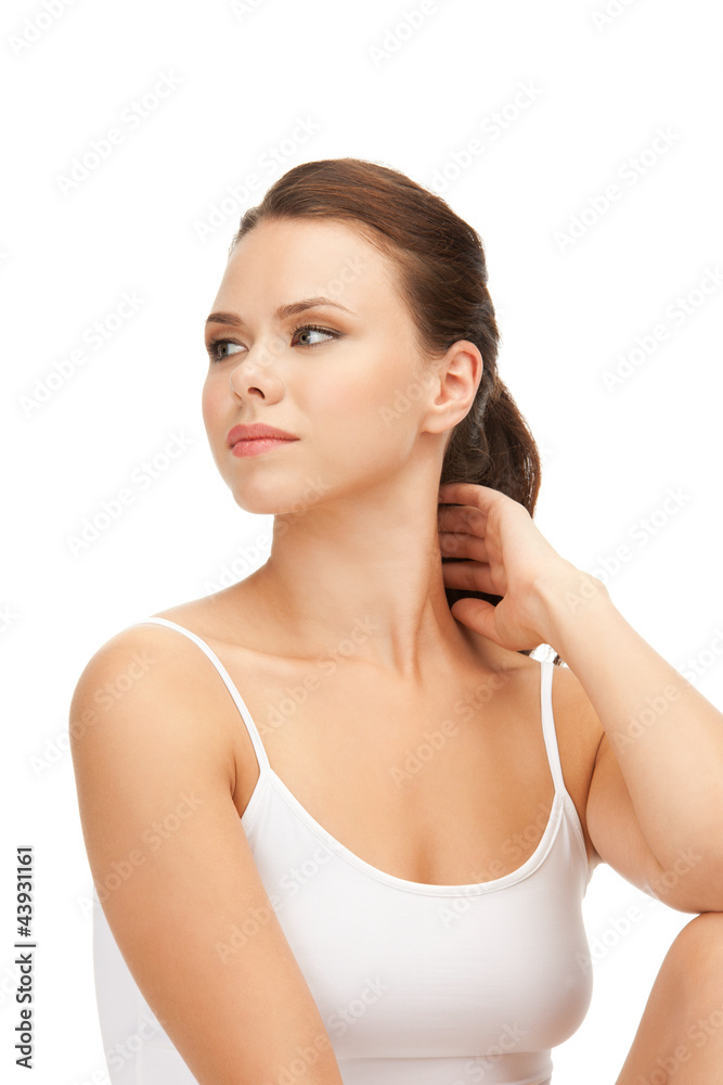 beautiful woman in cotton undrewear beautiful woman in cotton undrewear