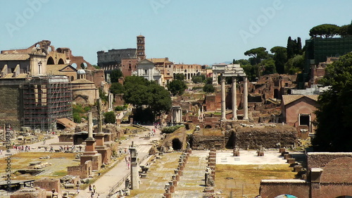 Ruins of the Roman Forum. Italy.