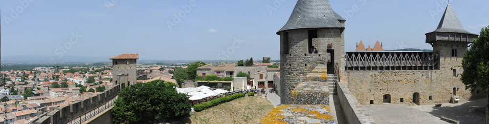 Obraz premium Castello Comtal di Carcassonne patrimonio mondiale dell'UNESCO