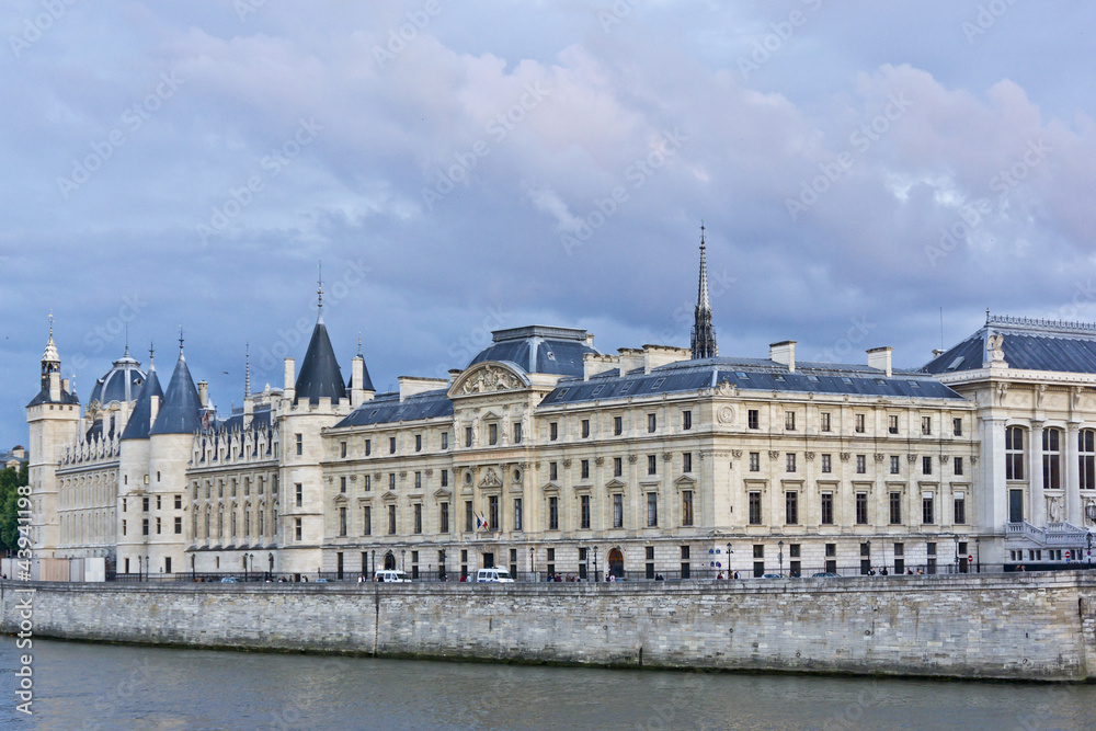 Castle Conciergerie is a former royal palace and prison in Paris