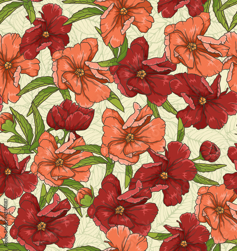 Floral seamless pattern
