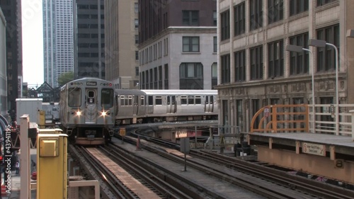 Elevated Train in Chicago
