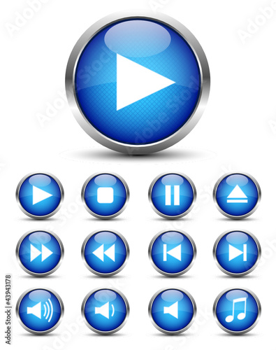 Player Button Set
