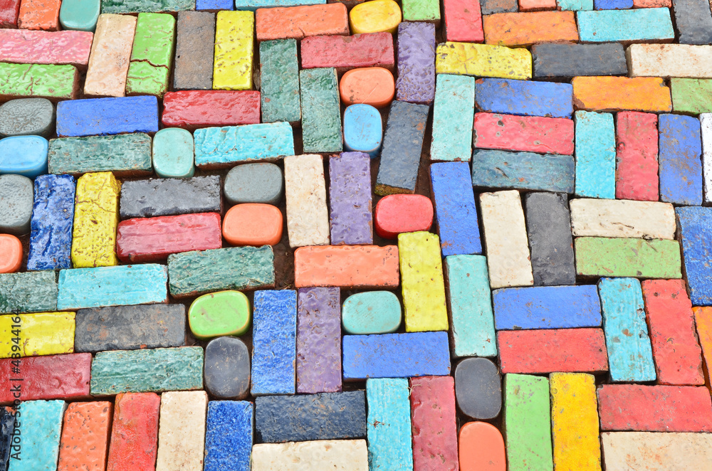 Colorful design tile Colorful design tile